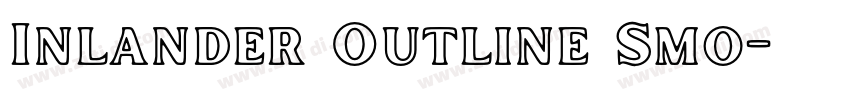 Inlander Outline Smo字体转换